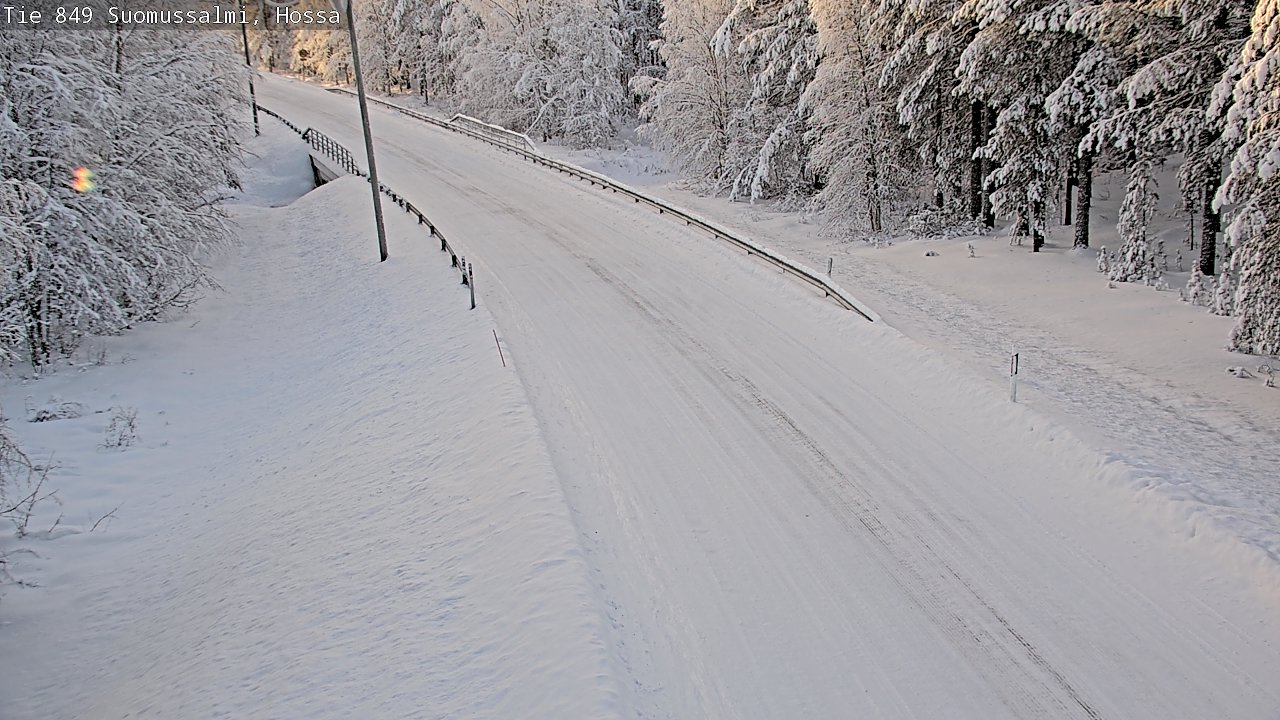 Weather Camera Image Road 950 843 Suomussalmi, Hossa, Suomussalmi, Kainuu