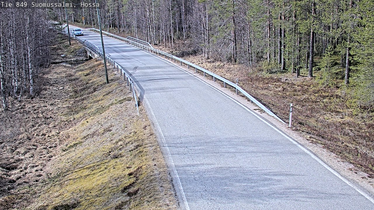 Kelikamerat Kuva Tie 843 Suomussalmi, Hossa, Suomussalmi, Kainuu