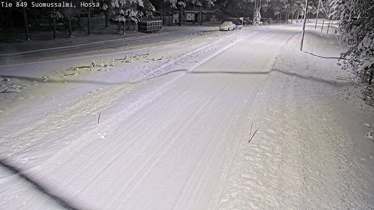 Weather Camera Image Road 950 843 Suomussalmi, Hossa, Suomussalmi, Kainuu