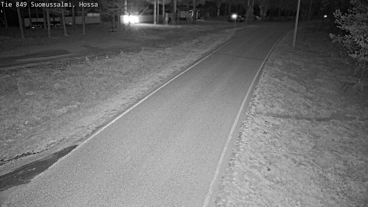 Weather Camera Image Väg 843 Suomussalmi, Hossa, Suomussalmi, Kainuu