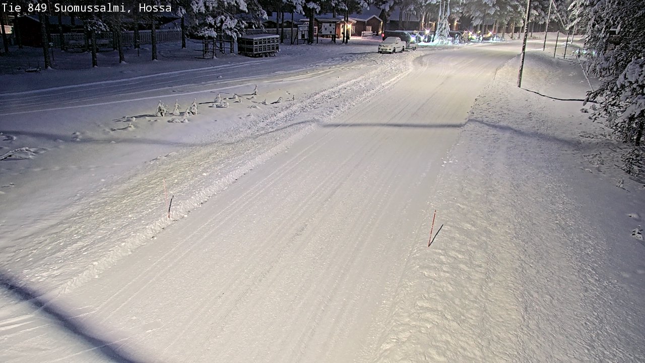 Weather Camera Image Road 950 843 Suomussalmi, Hossa, Suomussalmi, Kainuu