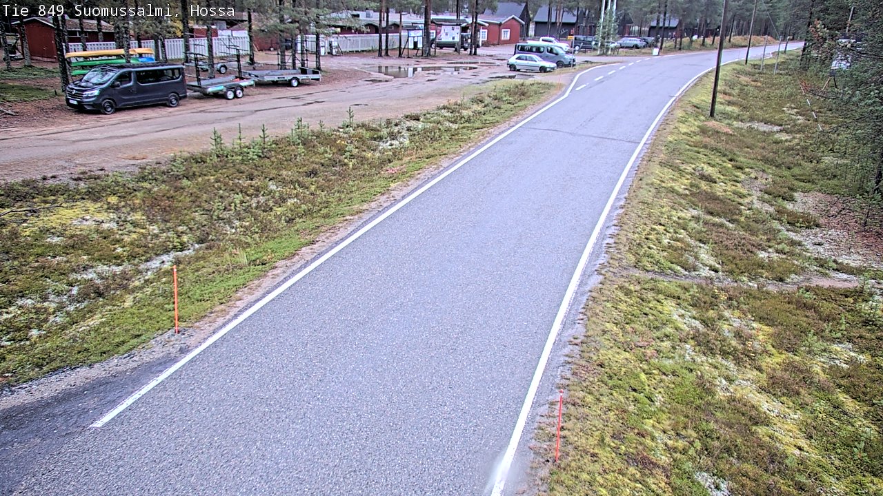 Weather Camera Image Väg 843 Suomussalmi, Hossa, Suomussalmi, Kainuu