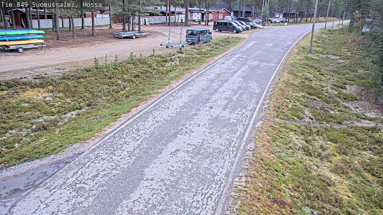 Weather Camera Image Väg 843 Suomussalmi, Hossa, Suomussalmi, Kainuu