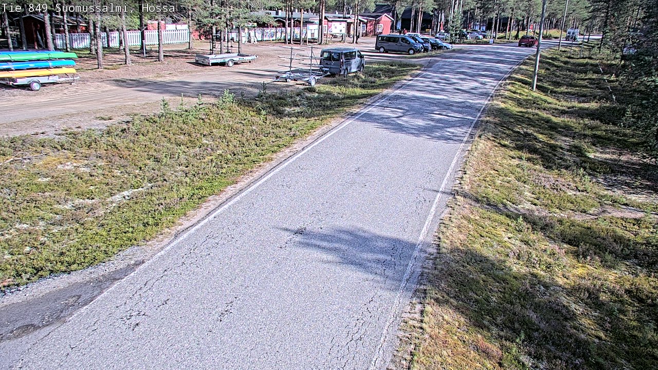 Weather Camera Image Väg 843 Suomussalmi, Hossa, Suomussalmi, Kainuu