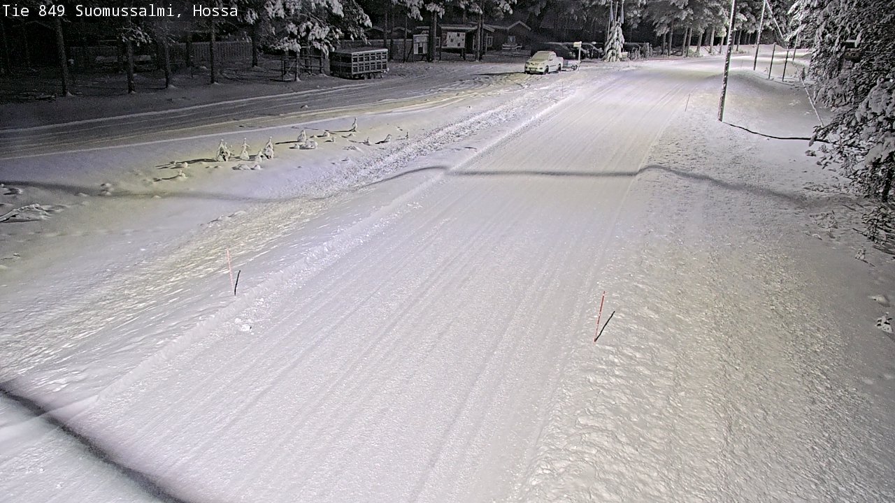 Weather Camera Image Road 950 843 Suomussalmi, Hossa, Suomussalmi, Kainuu