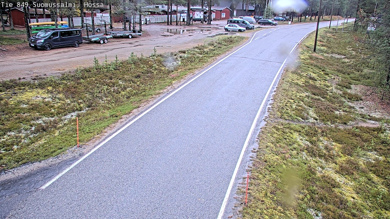 Weather Camera Image Väg 843 Suomussalmi, Hossa, Suomussalmi, Kainuu