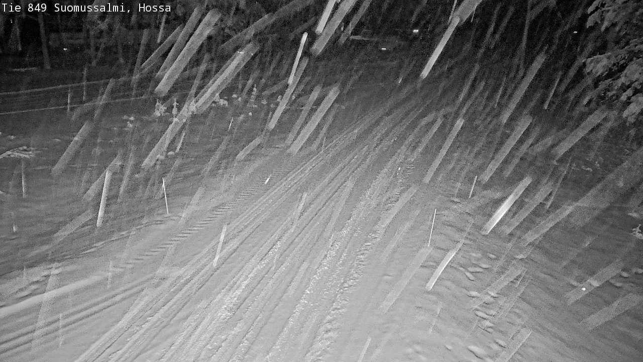Weather Camera Image Road 950 843 Suomussalmi, Hossa, Suomussalmi, Kainuu