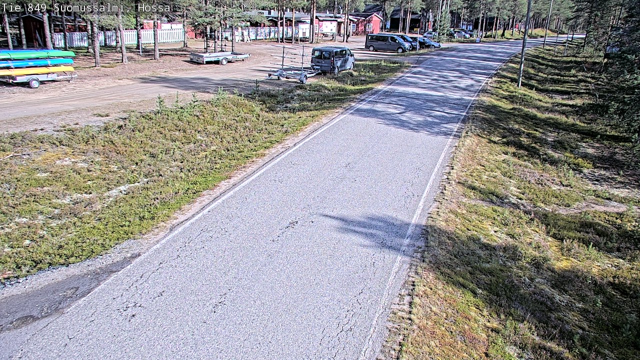 Weather Camera Image Väg 843 Suomussalmi, Hossa, Suomussalmi, Kainuu