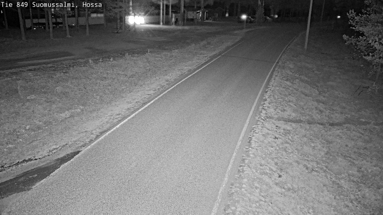Weather Camera Image Väg 843 Suomussalmi, Hossa, Suomussalmi, Kainuu