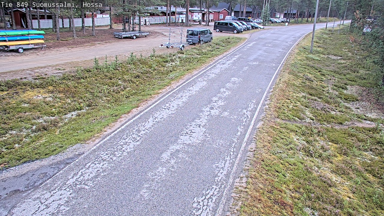 Weather Camera Image Väg 843 Suomussalmi, Hossa, Suomussalmi, Kainuu