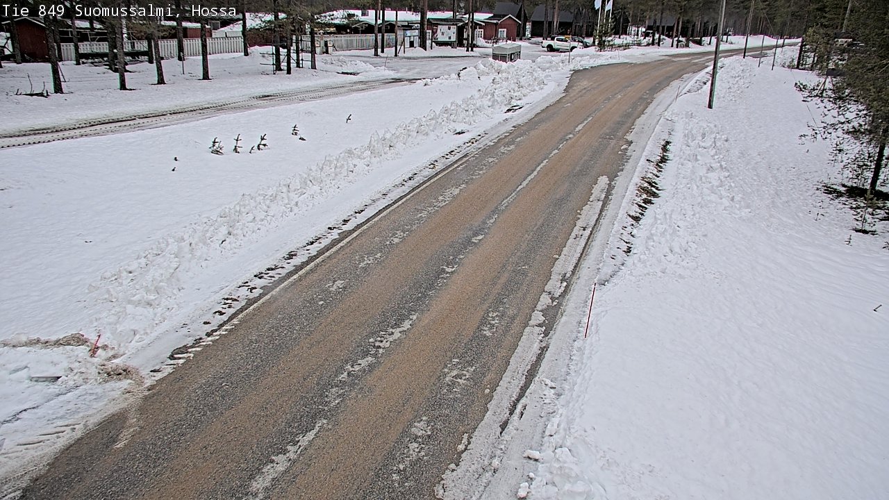 Weather Camera Image Väg 843 Suomussalmi, Hossa, Suomussalmi, Kainuu