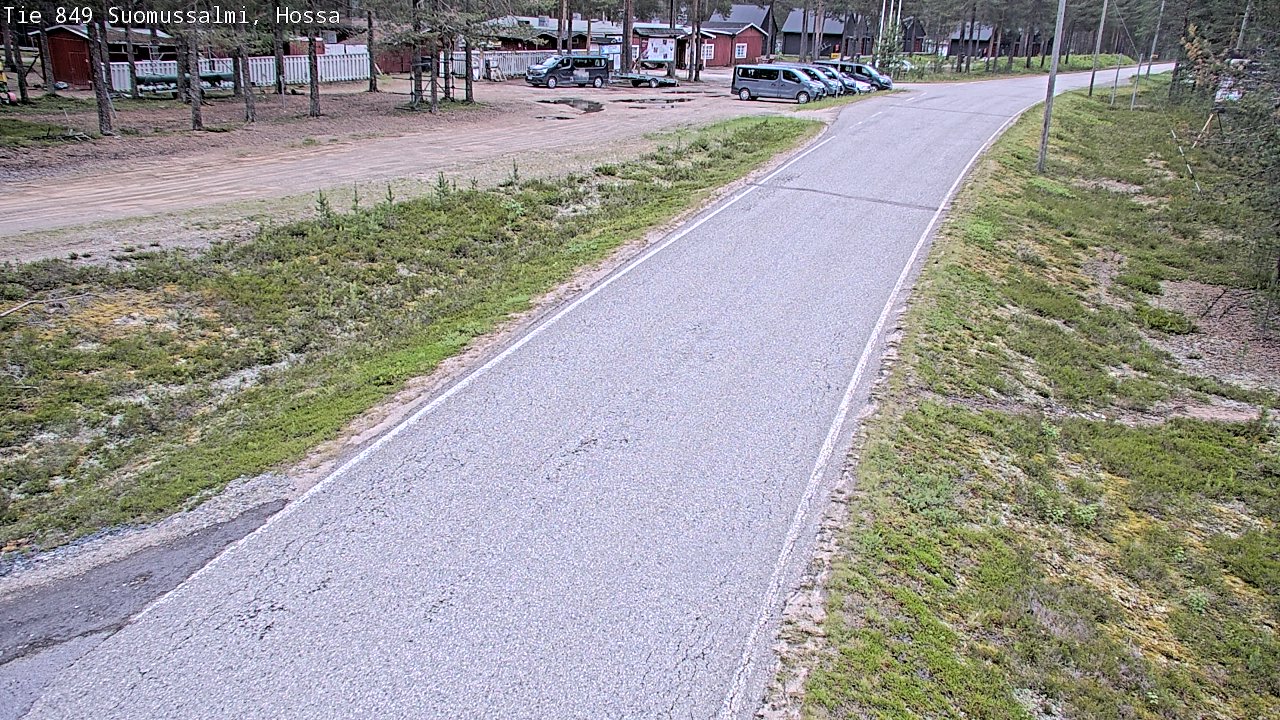 Weather Camera Image Väg 843 Suomussalmi, Hossa, Suomussalmi, Kainuu