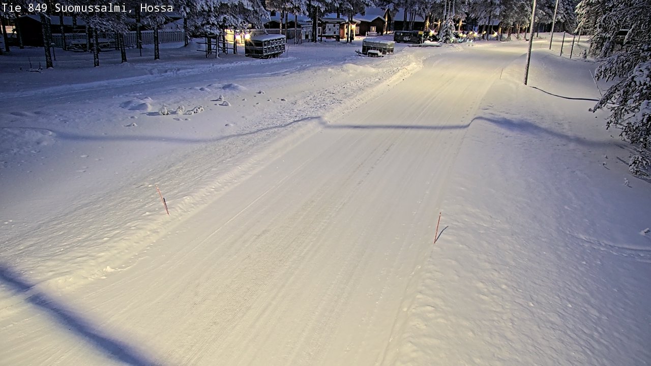 Kelikamerat Kuva Tie 843 Suomussalmi, Hossa, Suomussalmi, Kainuu