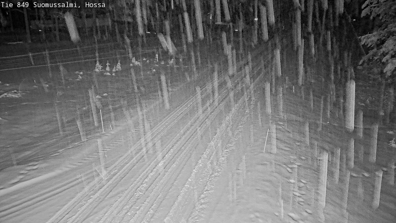 Weather Camera Image Road 950 843 Suomussalmi, Hossa, Suomussalmi, Kainuu