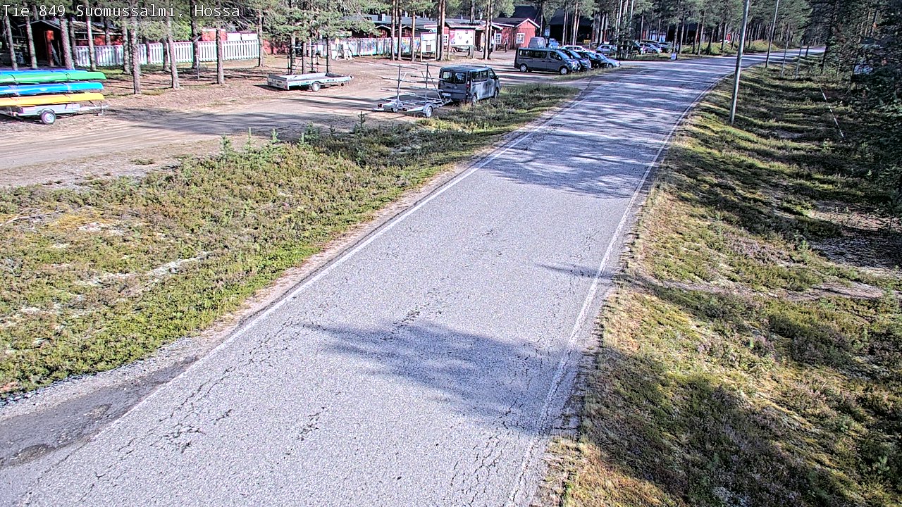 Weather Camera Image Väg 843 Suomussalmi, Hossa, Suomussalmi, Kainuu