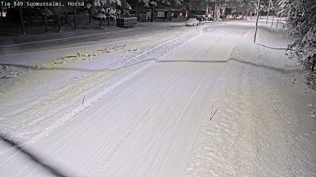 Weather Camera Image Road 950 843 Suomussalmi, Hossa, Suomussalmi, Kainuu