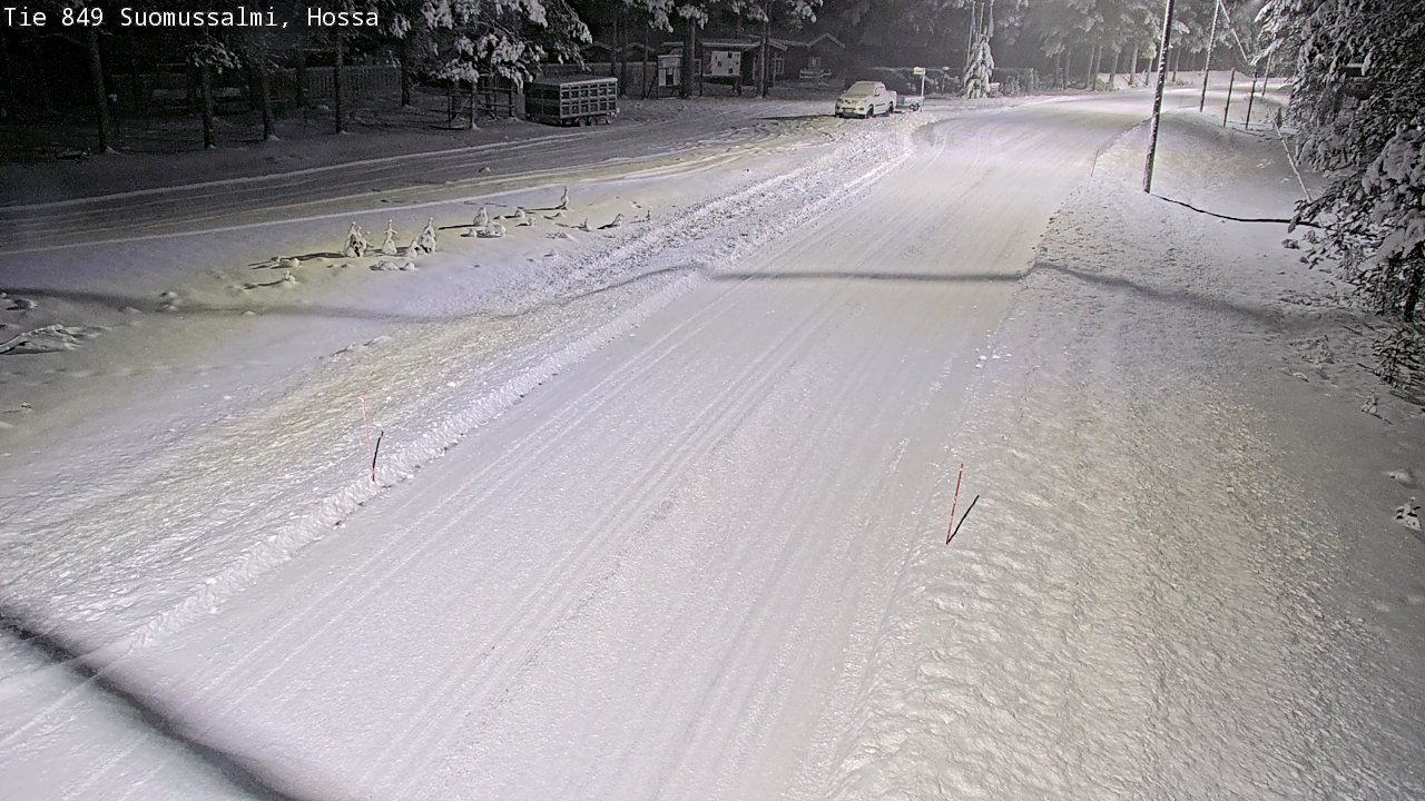 Weather Camera Image Road 950 843 Suomussalmi, Hossa, Suomussalmi, Kainuu