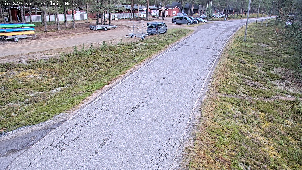 Weather Camera Image Väg 843 Suomussalmi, Hossa, Suomussalmi, Kainuu