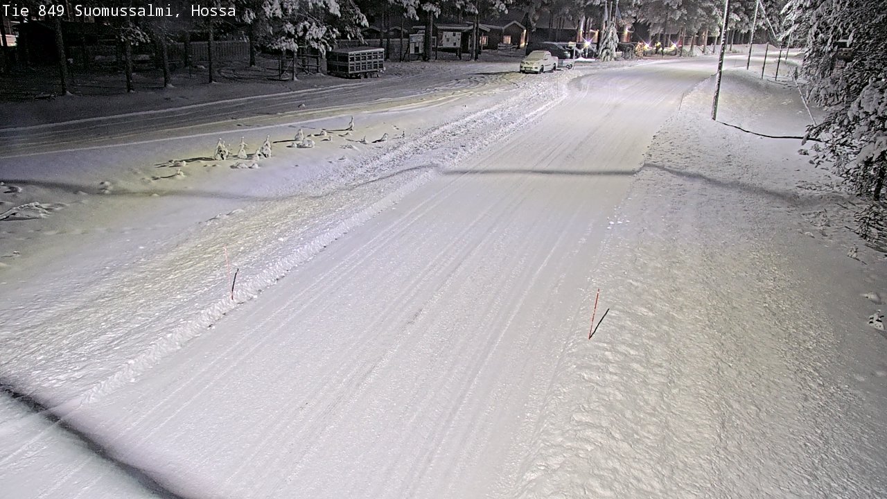 Weather Camera Image Road 950 843 Suomussalmi, Hossa, Suomussalmi, Kainuu