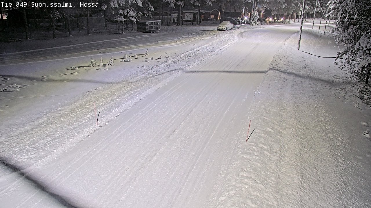 Weather Camera Image Road 950 843 Suomussalmi, Hossa, Suomussalmi, Kainuu