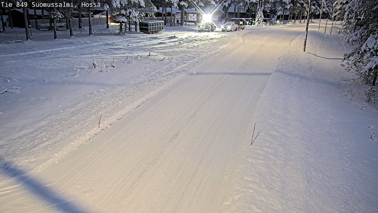 Weather Camera Image Road 950 843 Suomussalmi, Hossa, Suomussalmi, Kainuu