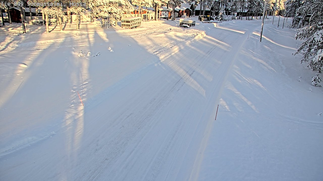 Kelikamerat Kuva Tie 843 Suomussalmi, Hossa, Suomussalmi, Kainuu