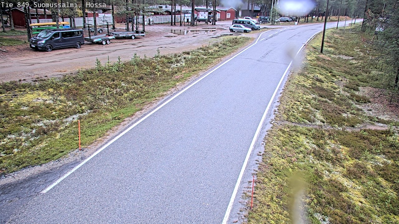 Weather Camera Image Väg 843 Suomussalmi, Hossa, Suomussalmi, Kainuu