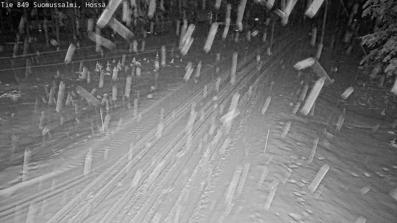 Weather Camera Image Road 950 843 Suomussalmi, Hossa, Suomussalmi, Kainuu