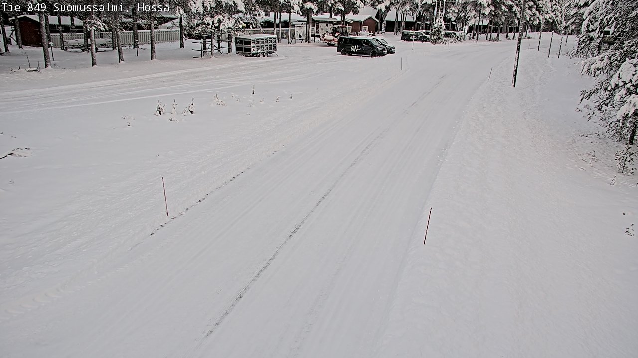 Weather Camera Image Road 950 843 Suomussalmi, Hossa, Suomussalmi, Kainuu