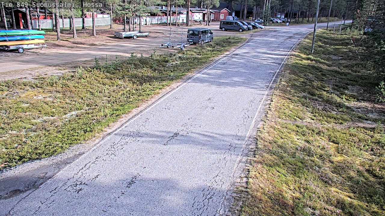 Weather Camera Image Väg 843 Suomussalmi, Hossa, Suomussalmi, Kainuu