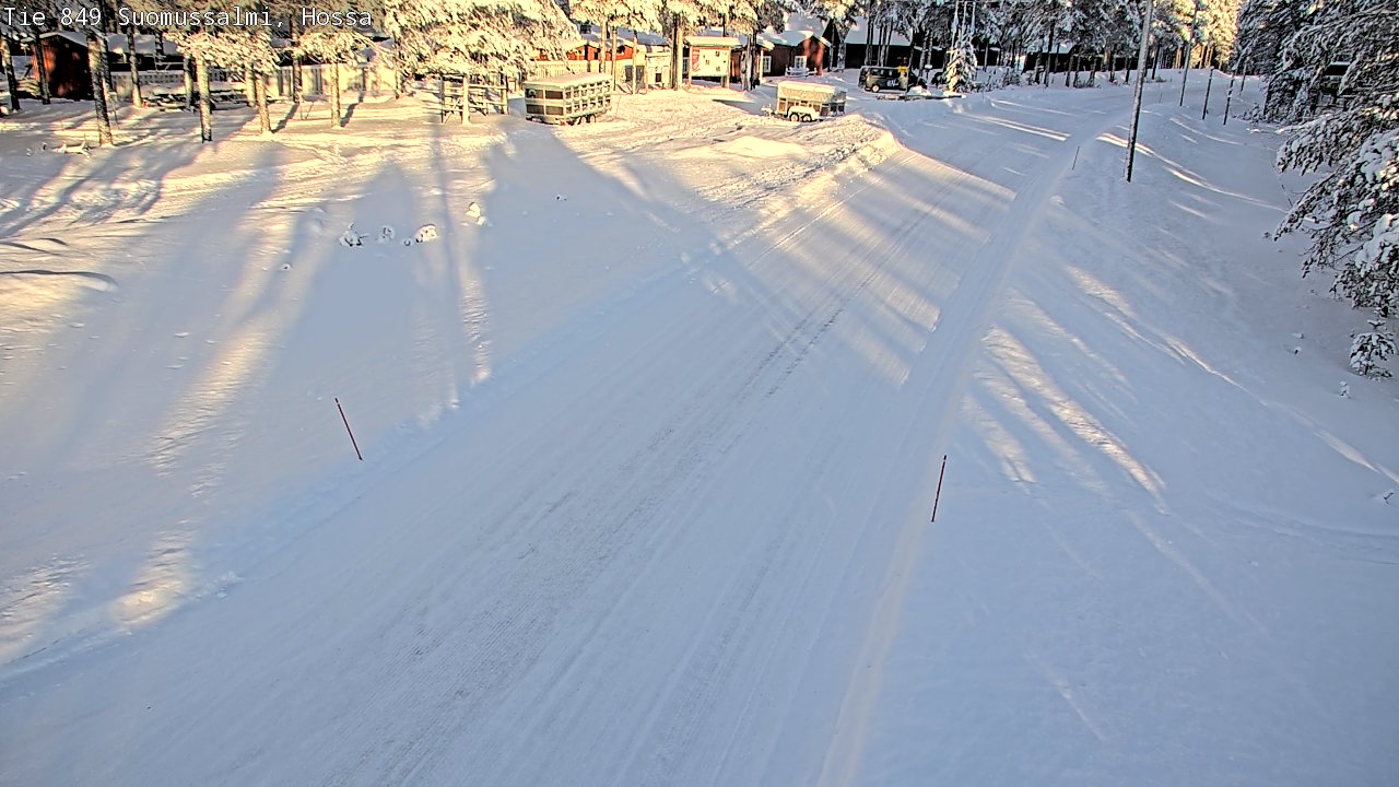 Kelikamerat Kuva Tie 843 Suomussalmi, Hossa, Suomussalmi, Kainuu