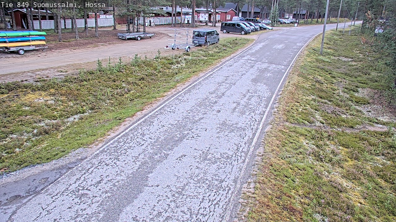 Weather Camera Image Väg 843 Suomussalmi, Hossa, Suomussalmi, Kainuu