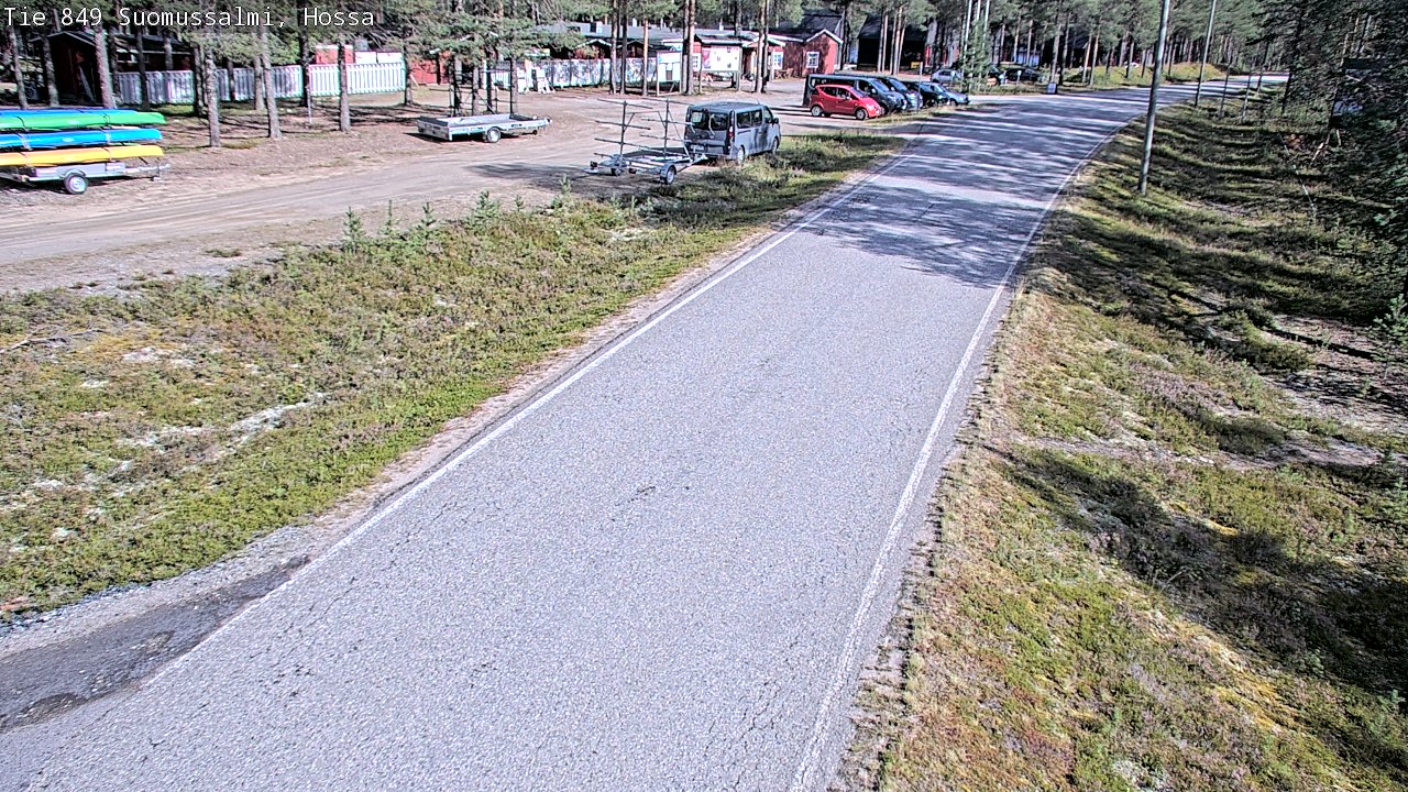 Weather Camera Image Väg 843 Suomussalmi, Hossa, Suomussalmi, Kainuu