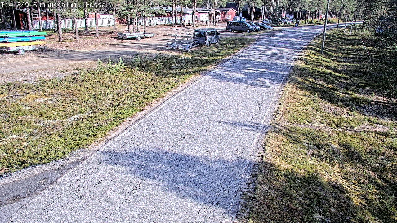 Weather Camera Image Väg 843 Suomussalmi, Hossa, Suomussalmi, Kainuu