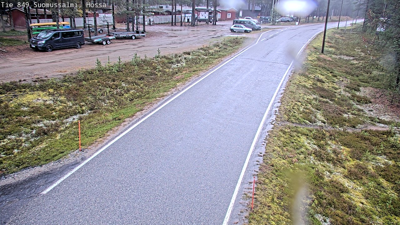 Weather Camera Image Väg 843 Suomussalmi, Hossa, Suomussalmi, Kainuu