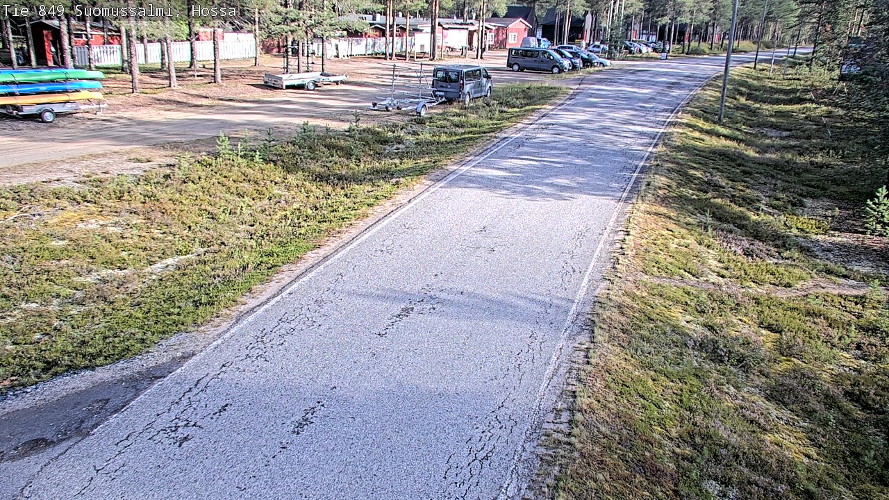 Weather Camera Image Väg 843 Suomussalmi, Hossa, Suomussalmi, Kainuu