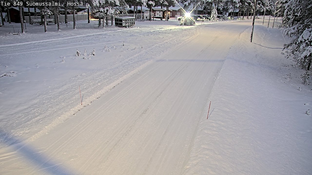 Weather Camera Image Road 950 843 Suomussalmi, Hossa, Suomussalmi, Kainuu