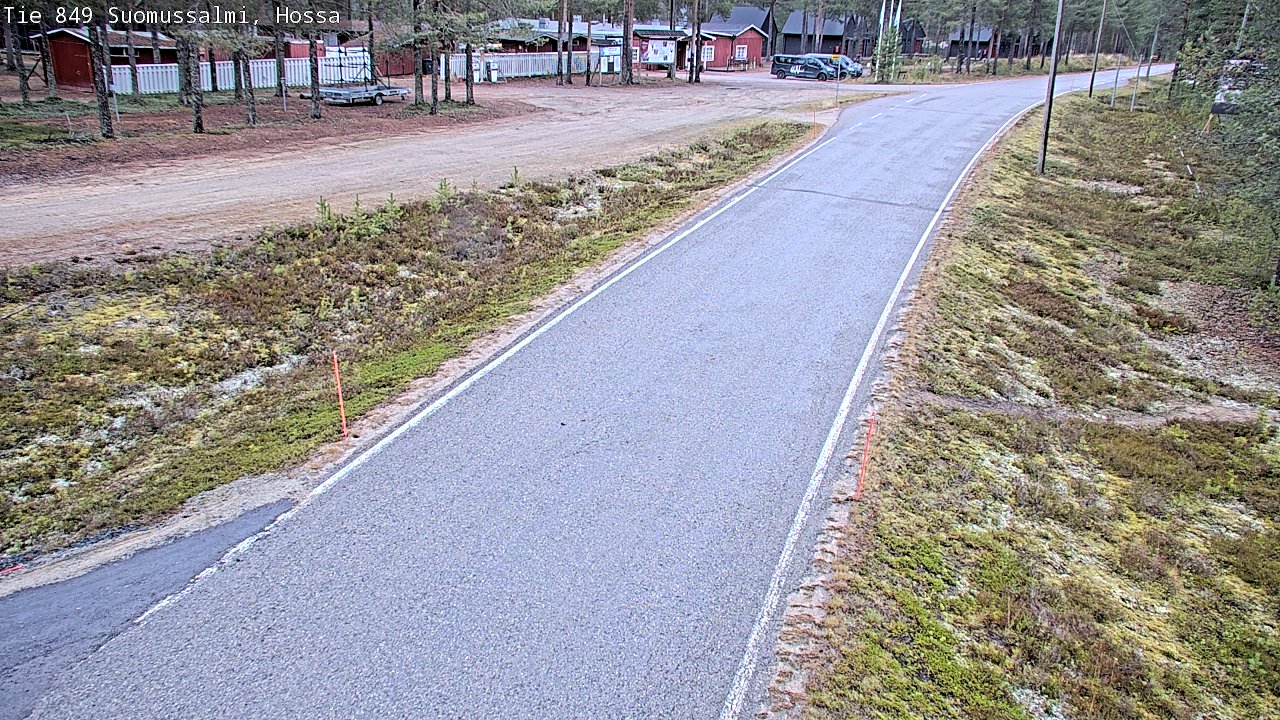 Weather Camera Image Väg 843 Suomussalmi, Hossa, Suomussalmi, Kainuu