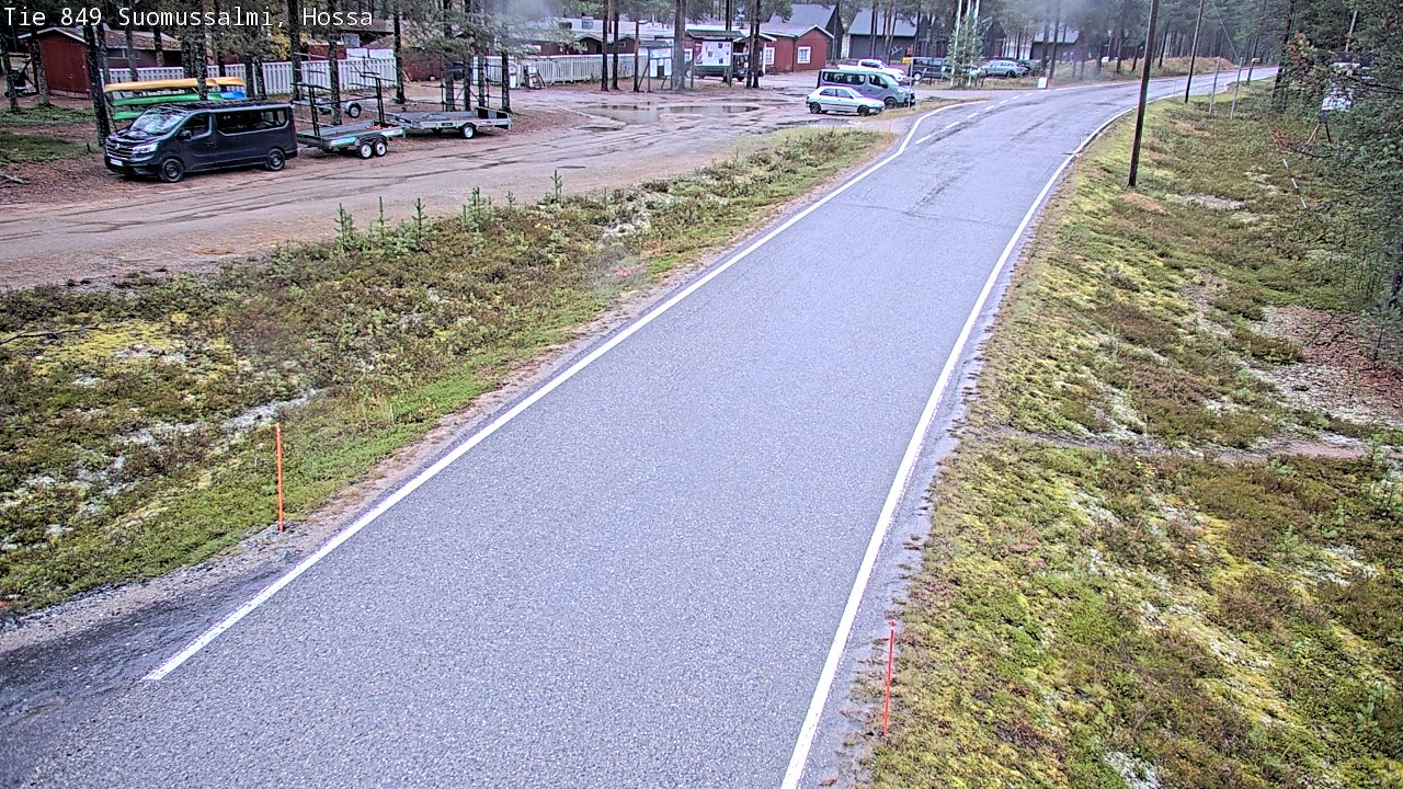 Weather Camera Image Väg 843 Suomussalmi, Hossa, Suomussalmi, Kainuu
