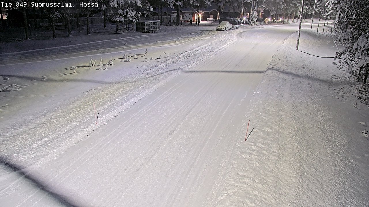 Weather Camera Image Road 950 843 Suomussalmi, Hossa, Suomussalmi, Kainuu