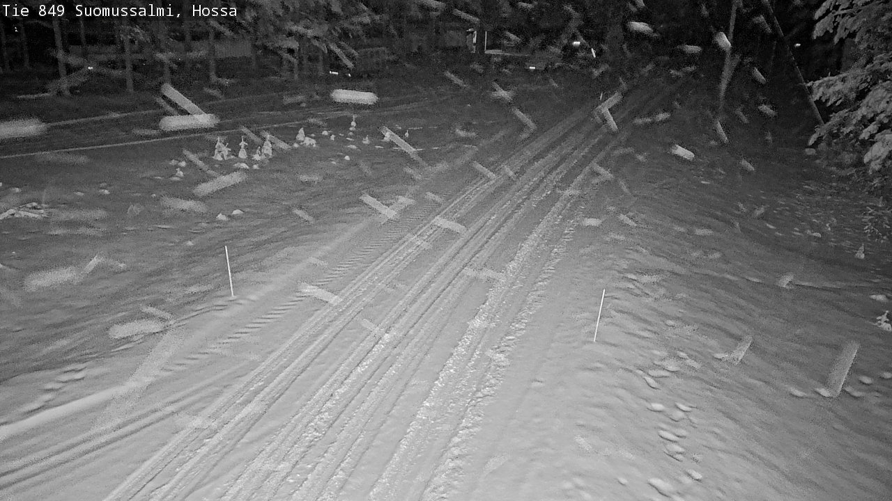 Weather Camera Image Road 950 843 Suomussalmi, Hossa, Suomussalmi, Kainuu