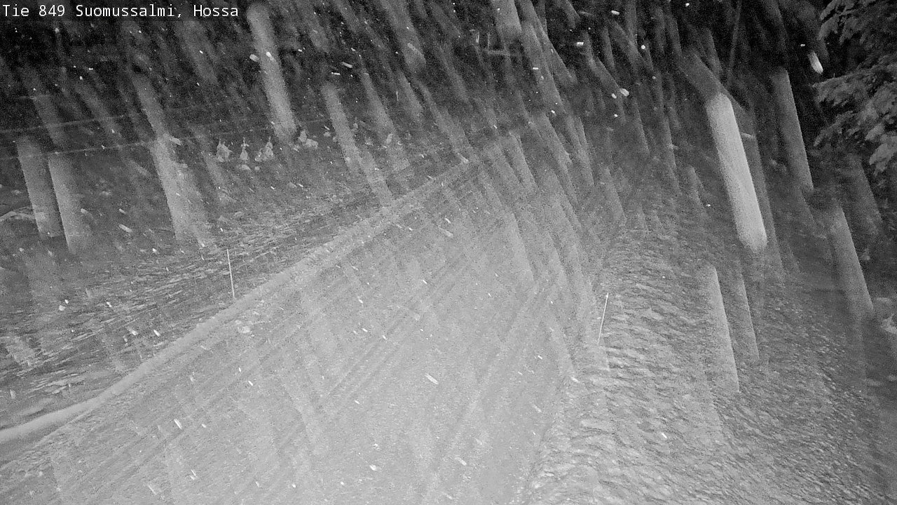 Weather Camera Image Road 950 843 Suomussalmi, Hossa, Suomussalmi, Kainuu
