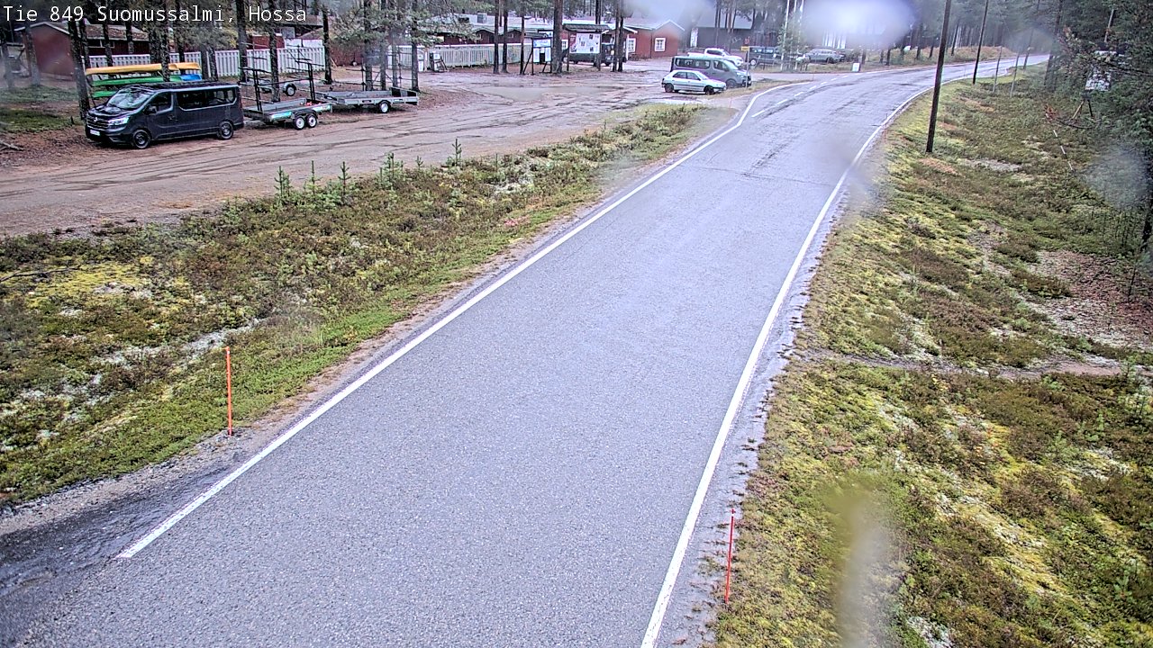 Weather Camera Image Väg 843 Suomussalmi, Hossa, Suomussalmi, Kainuu