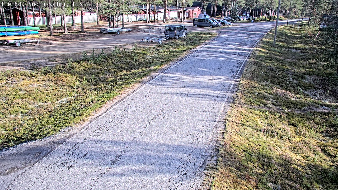 Weather Camera Image Väg 843 Suomussalmi, Hossa, Suomussalmi, Kainuu