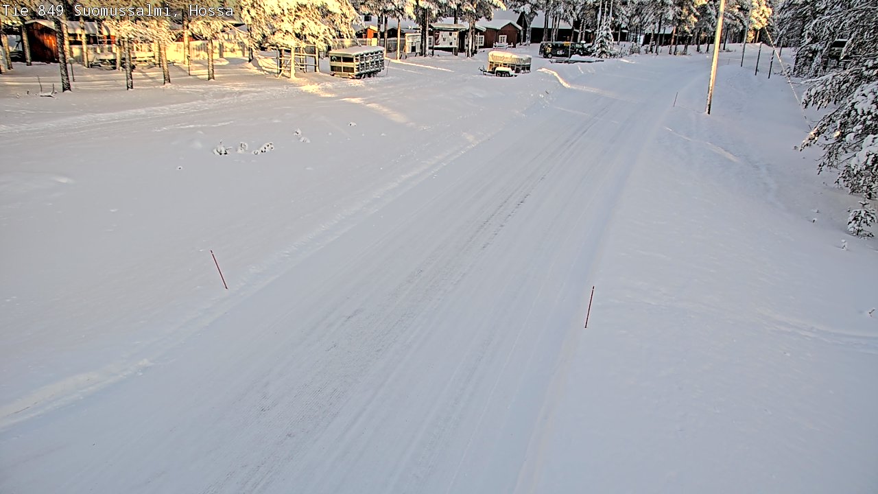 Kelikamerat Kuva Tie 843 Suomussalmi, Hossa, Suomussalmi, Kainuu