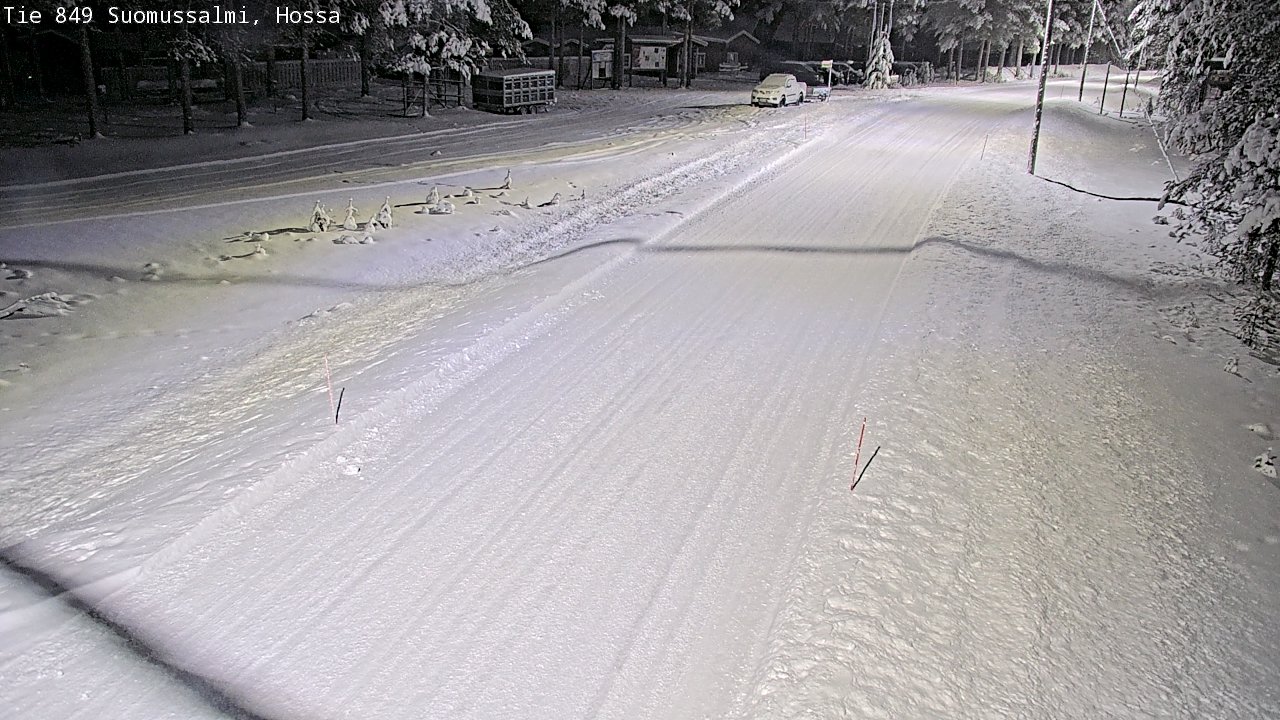 Weather Camera Image Road 950 843 Suomussalmi, Hossa, Suomussalmi, Kainuu