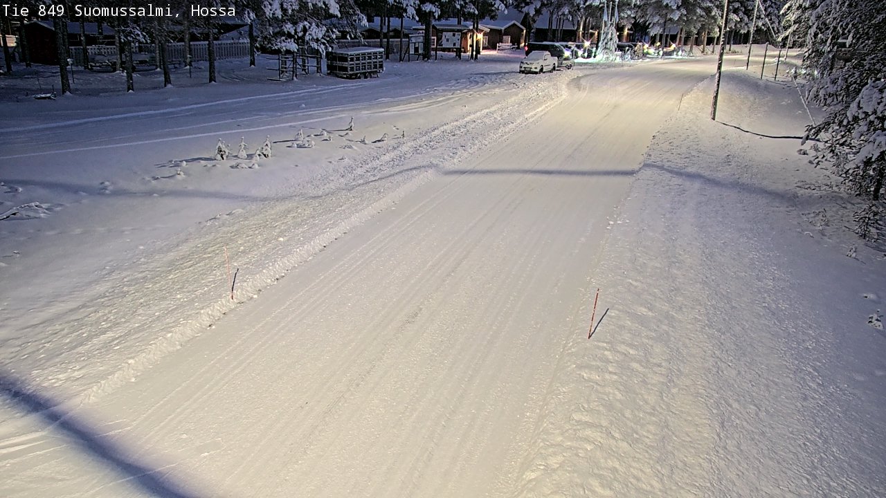 Weather Camera Image Road 950 843 Suomussalmi, Hossa, Suomussalmi, Kainuu