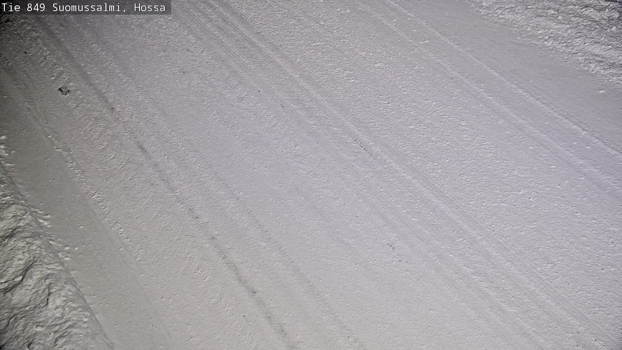Weather Camera Image Väg 843 Suomussalmi, Hossa, Suomussalmi, Kainuu