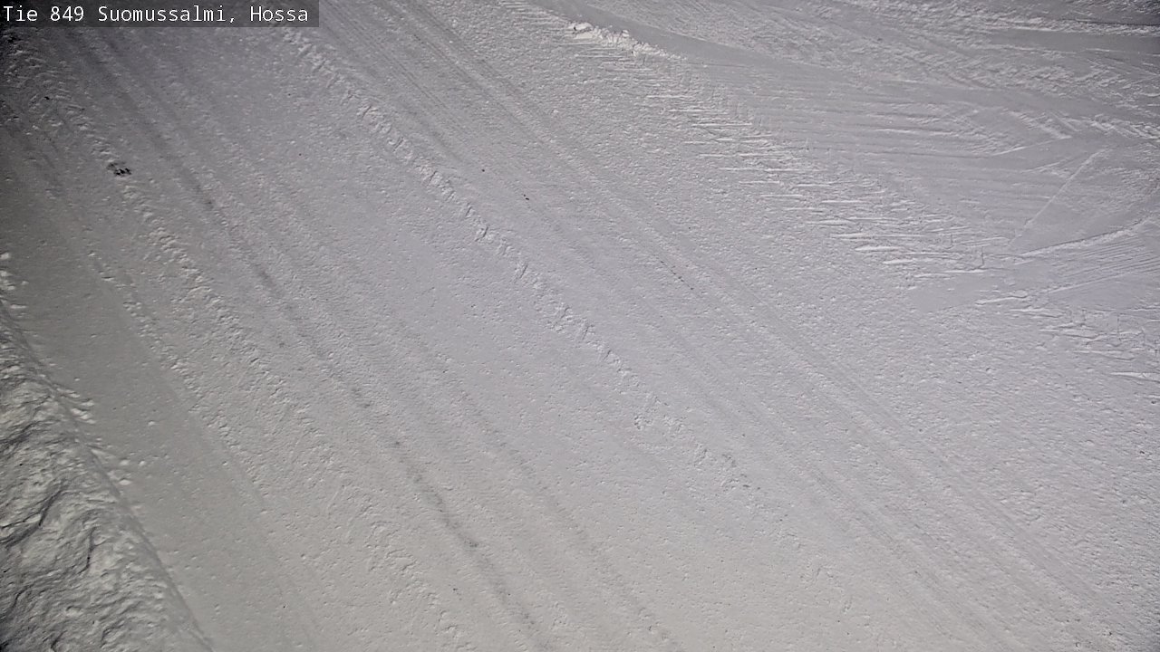Weather Camera Image Väg 843 Suomussalmi, Hossa, Suomussalmi, Kainuu