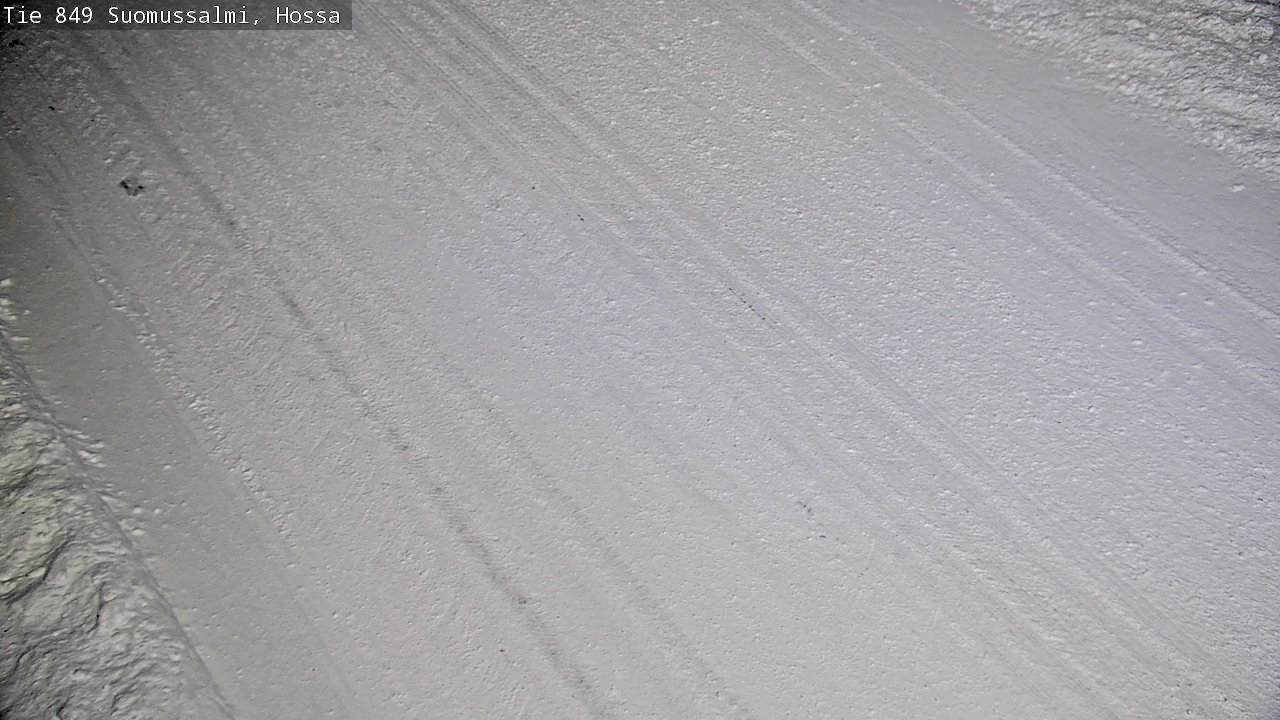 Weather Camera Image Väg 843 Suomussalmi, Hossa, Suomussalmi, Kainuu